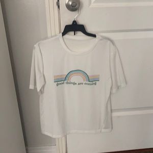 cute kind of cropped tee